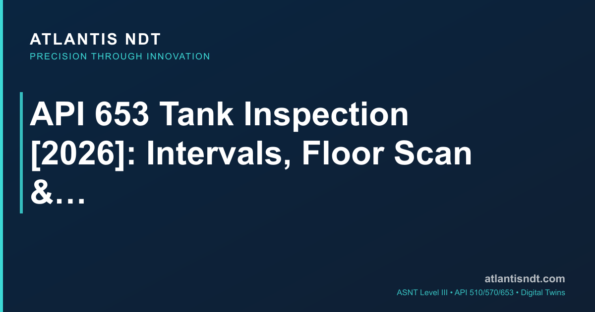 API 653 Tank Inspection 2026 — Intervals, Inspector Requirements, Full ...