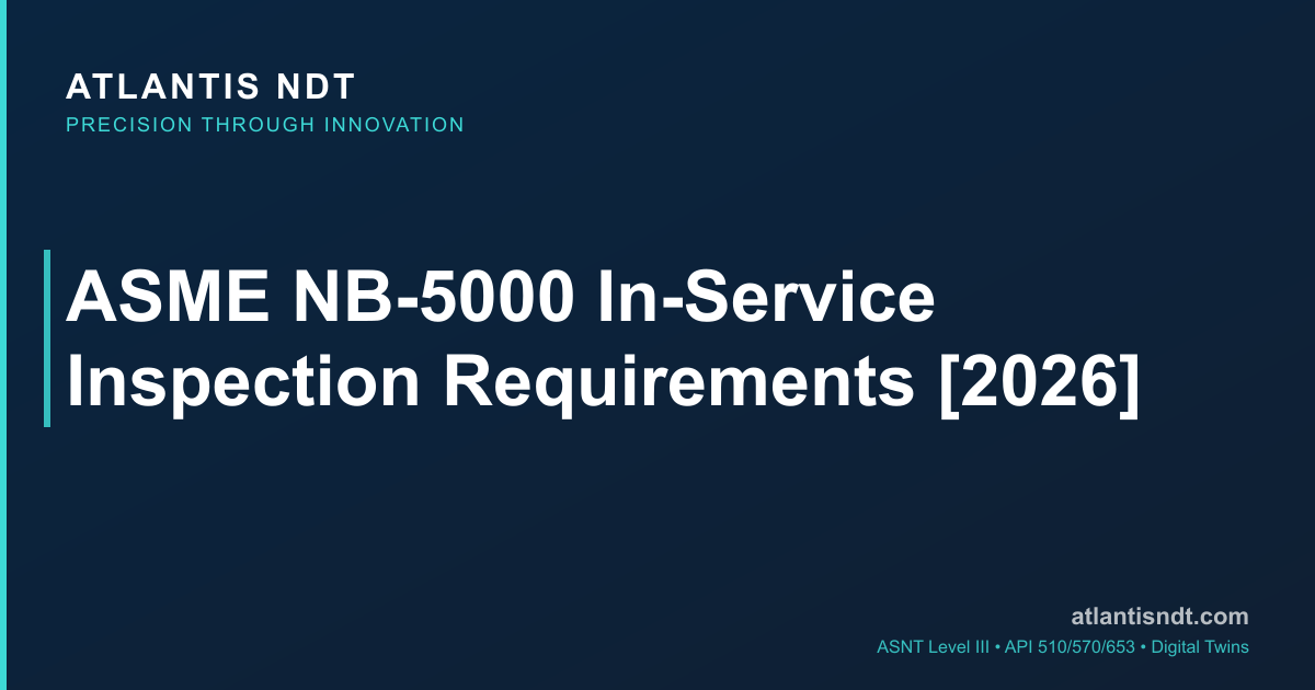 ASME NB-5000 In-Service Inspection Requirements [2026] | Atlantis NDT