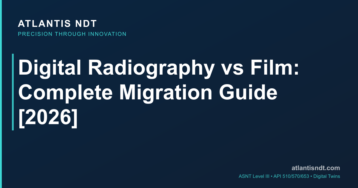 Digital Radiography vs Film: Complete Migration Guide [2026] | Atlantis NDT