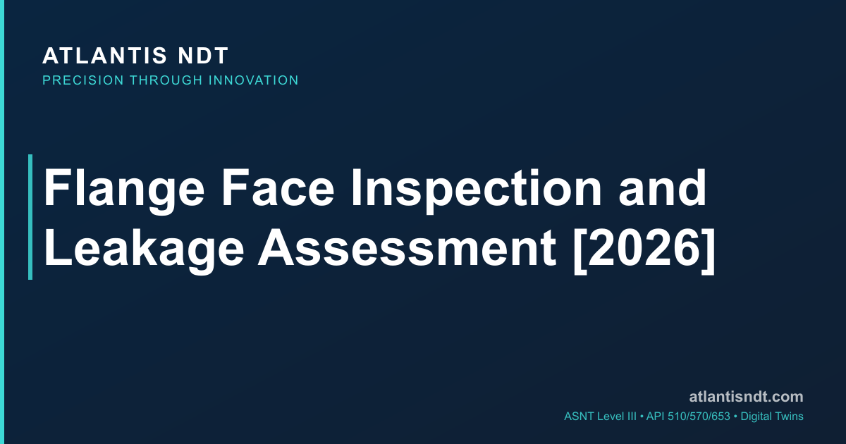 Flange Face Inspection and Leakage Assessment [2026] | Atlantis NDT