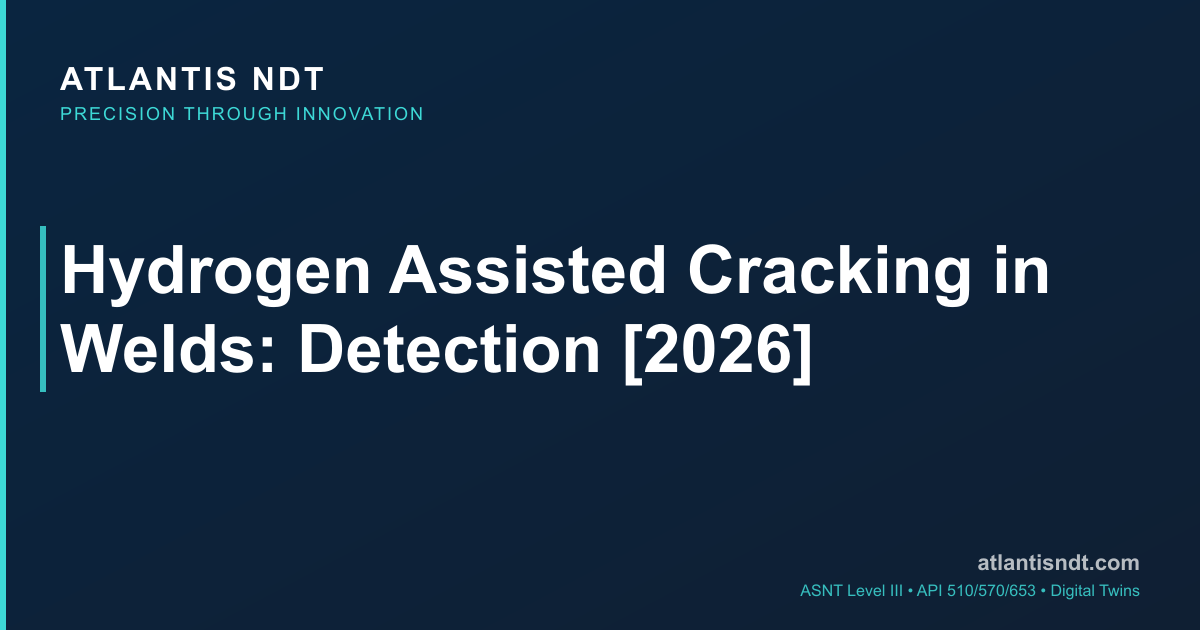 Hydrogen Assisted Cracking in Welds: Detection [2026] | Atlantis NDT