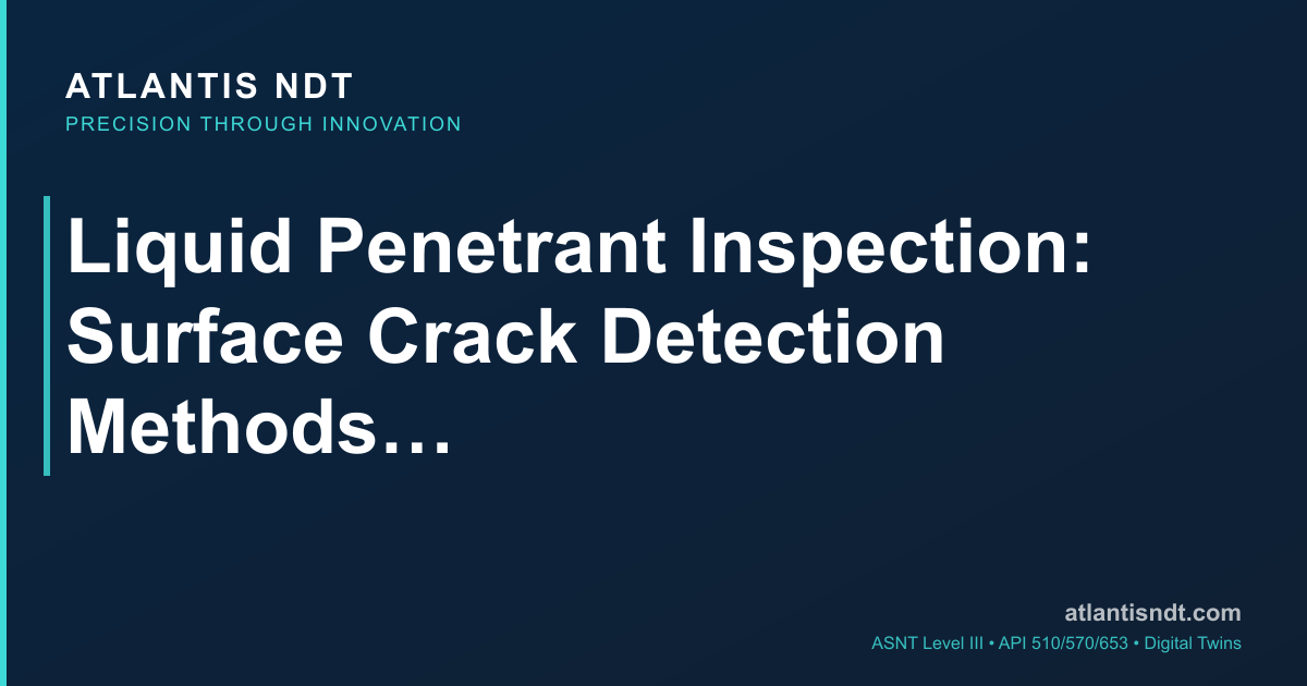 Liquid Penetrant Inspection: Surface Crack Detection Methods [2026 ...