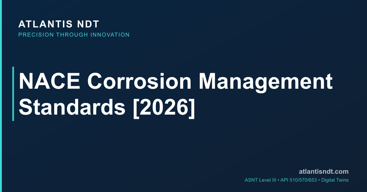 NACE Corrosion Management Standards [2026] | Atlantis NDT