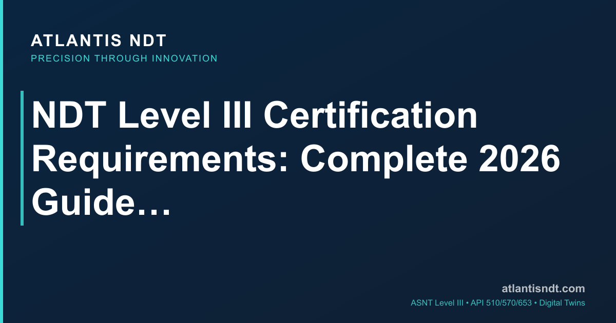 ASNT NDT Level III Certification 2026 — Basic and Method Exam Requirements