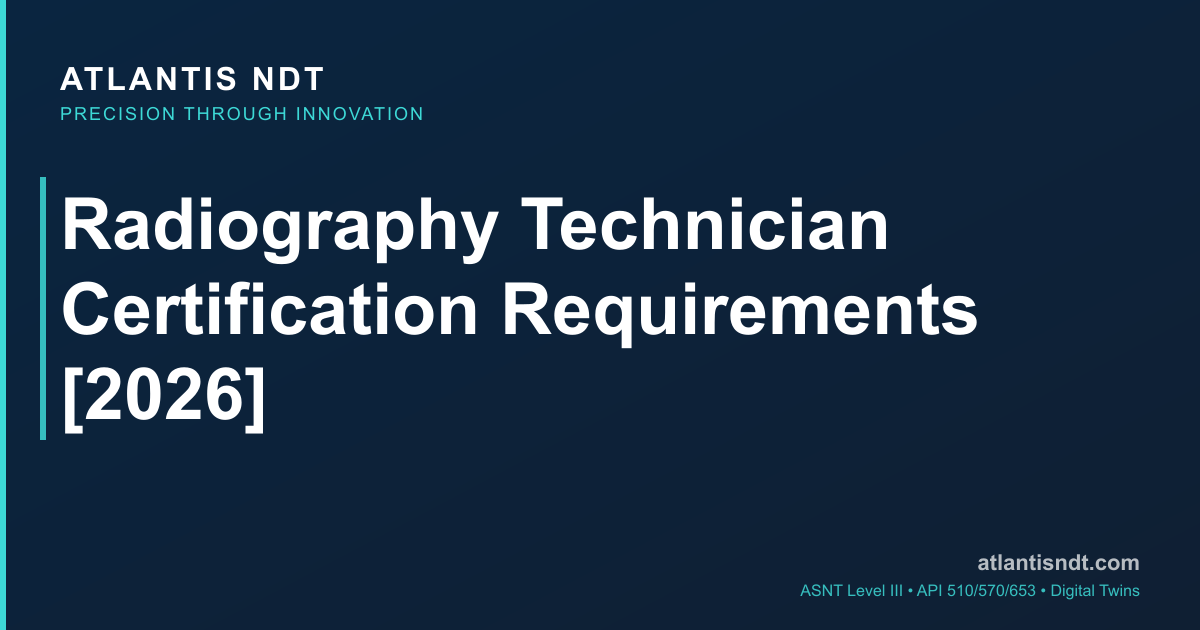 Radiography Technician Certification Requirements [2026] | Atlantis NDT