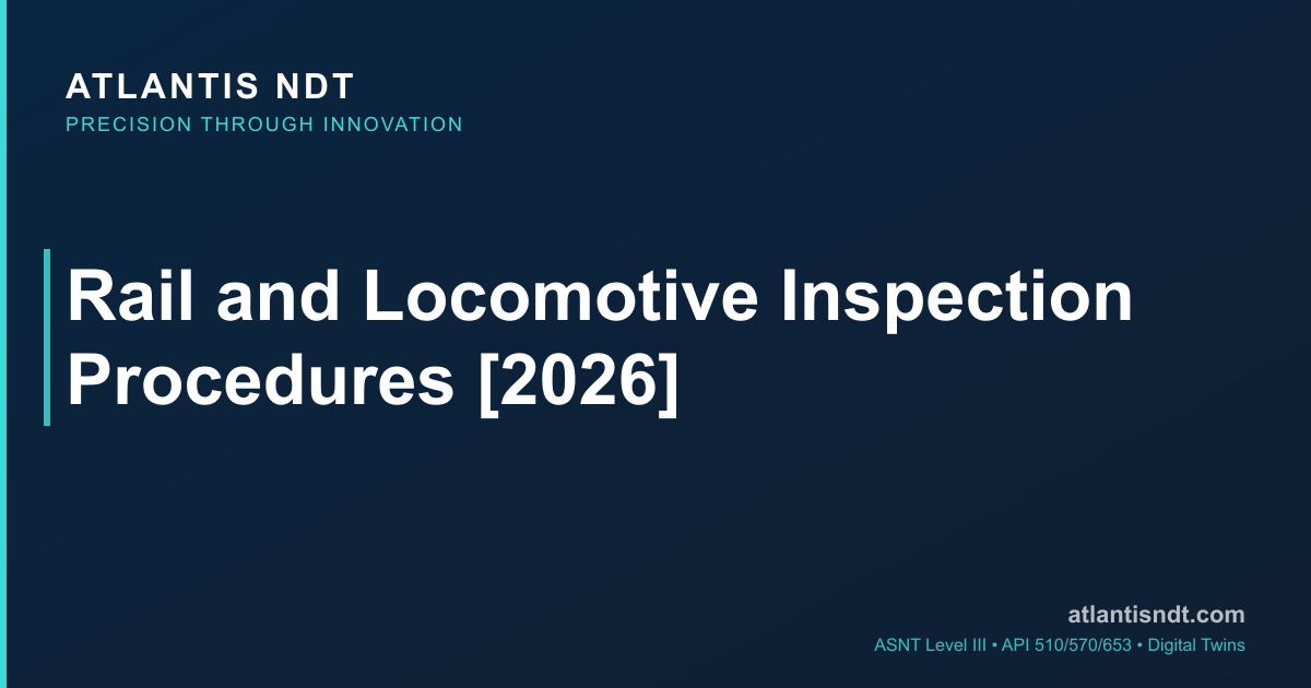 Rail and Locomotive Inspection Procedures [2026] | Atlantis NDT