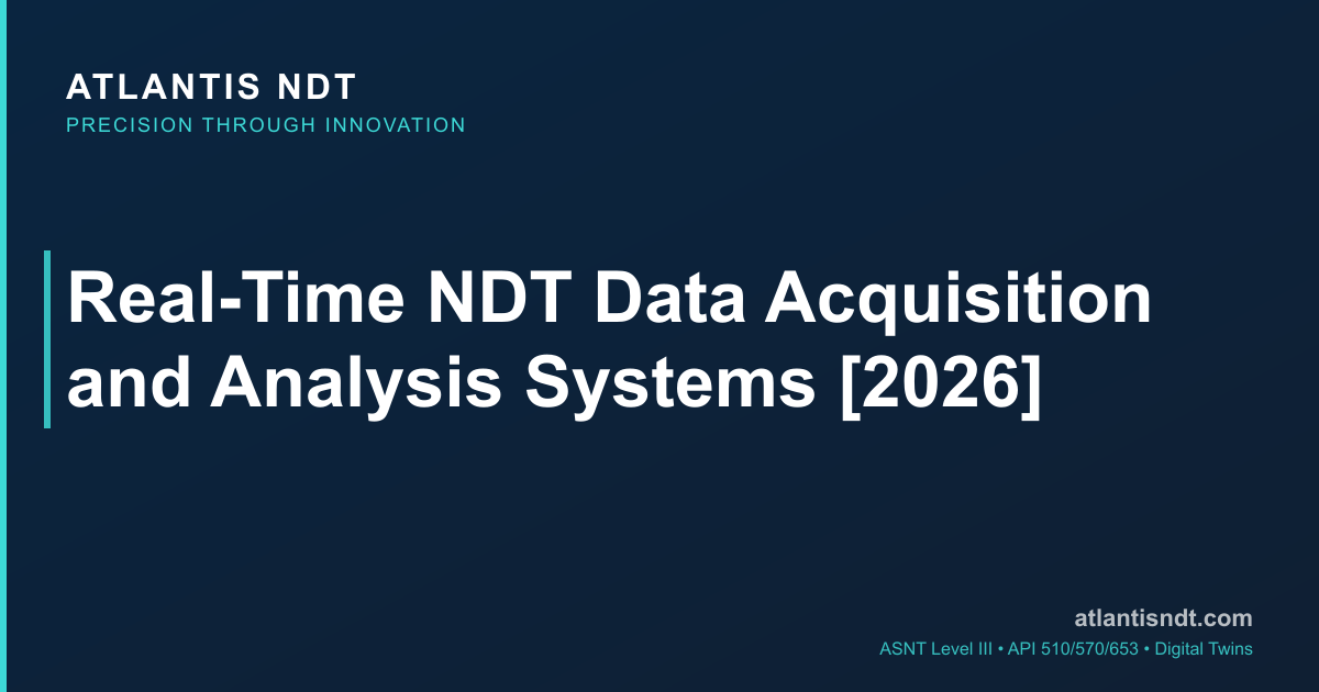 Real-Time NDT Data Acquisition and Analysis Systems [2026] | Atlantis NDT