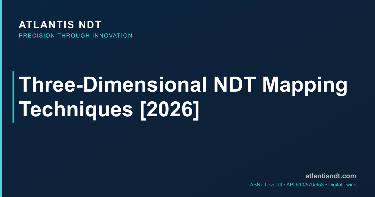 Three-Dimensional NDT Mapping Techniques [2026] | Atlantis NDT
