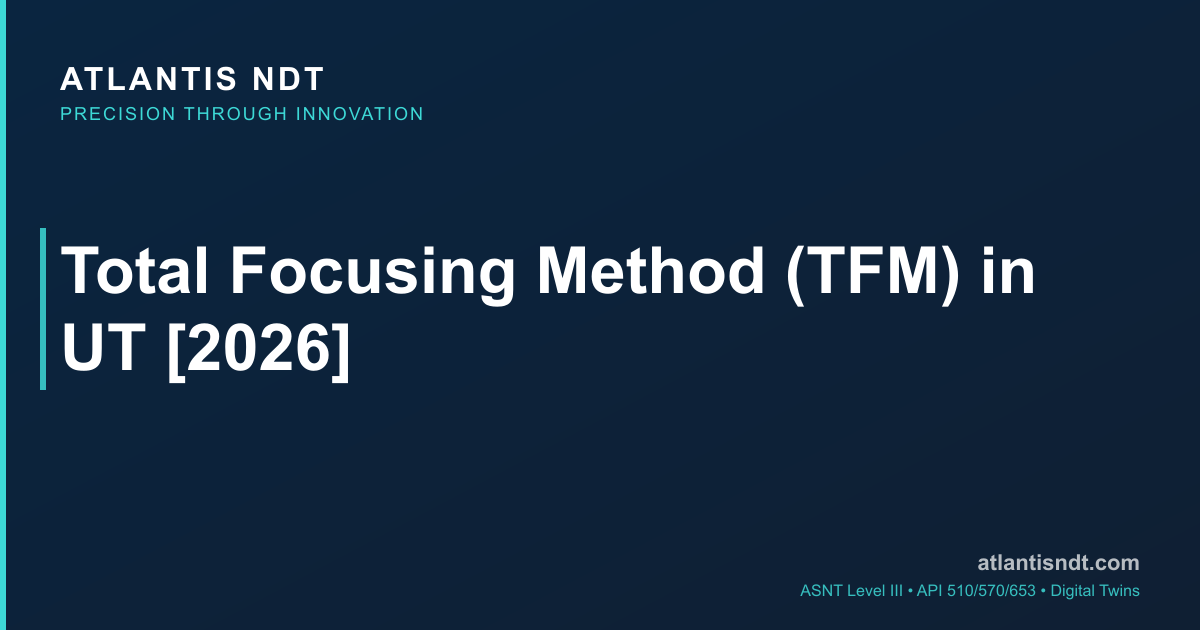 Total Focusing Method (TFM) in UT [2026] | Atlantis NDT