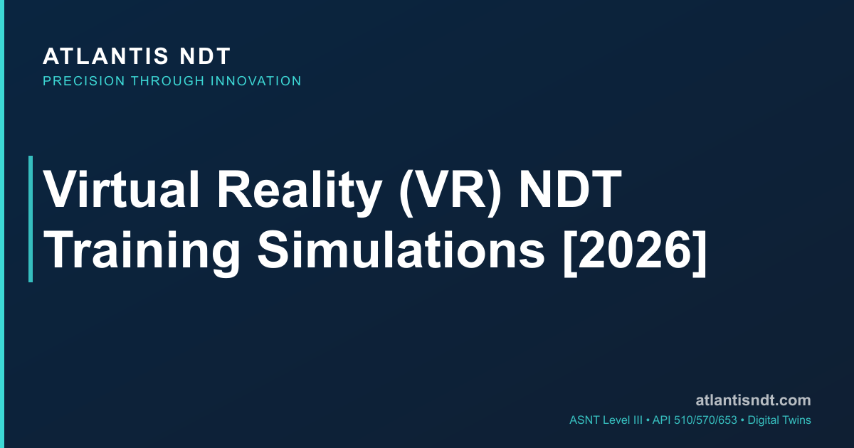 Virtual Reality (VR) NDT Training Simulations [2026] | Atlantis NDT