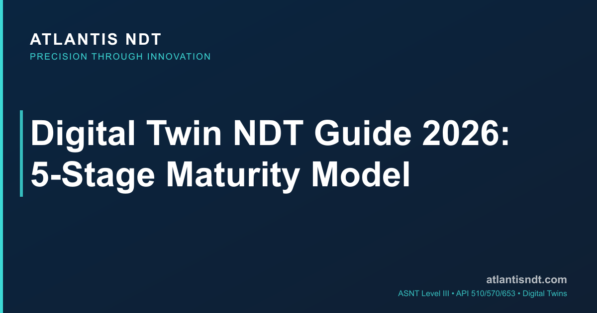 Digital Twin NDT Guide 2026: 5-Stage Maturity Model