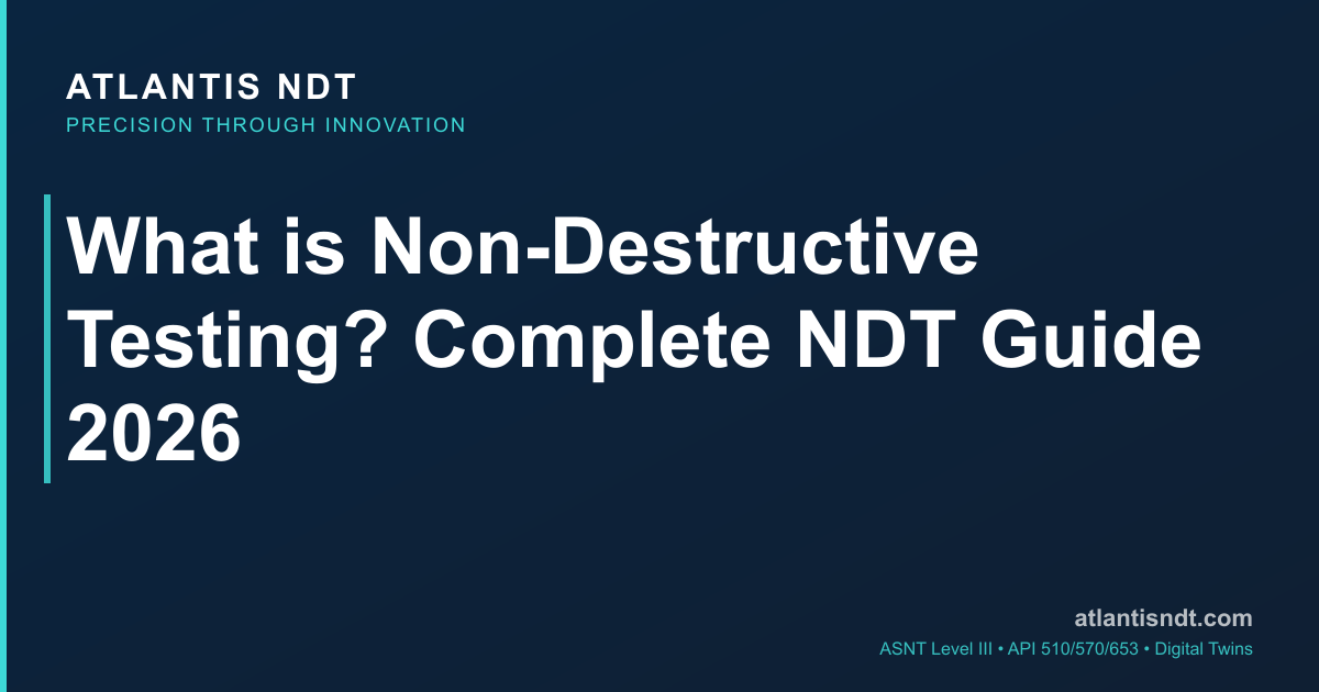 What is Non-Destructive Testing? Complete NDT Guide 2026 | Atlantis NDT