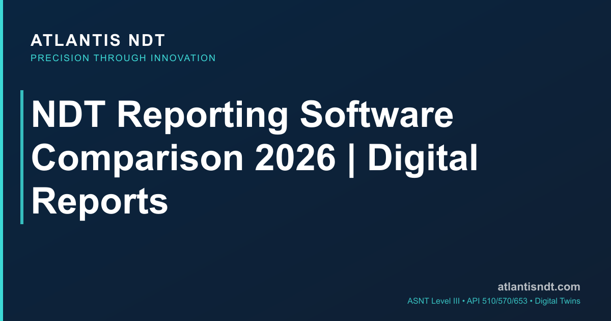 Ndtr Software NDT Reporting Software Comparison 2026 | Digital Reports | Atlantis NDT