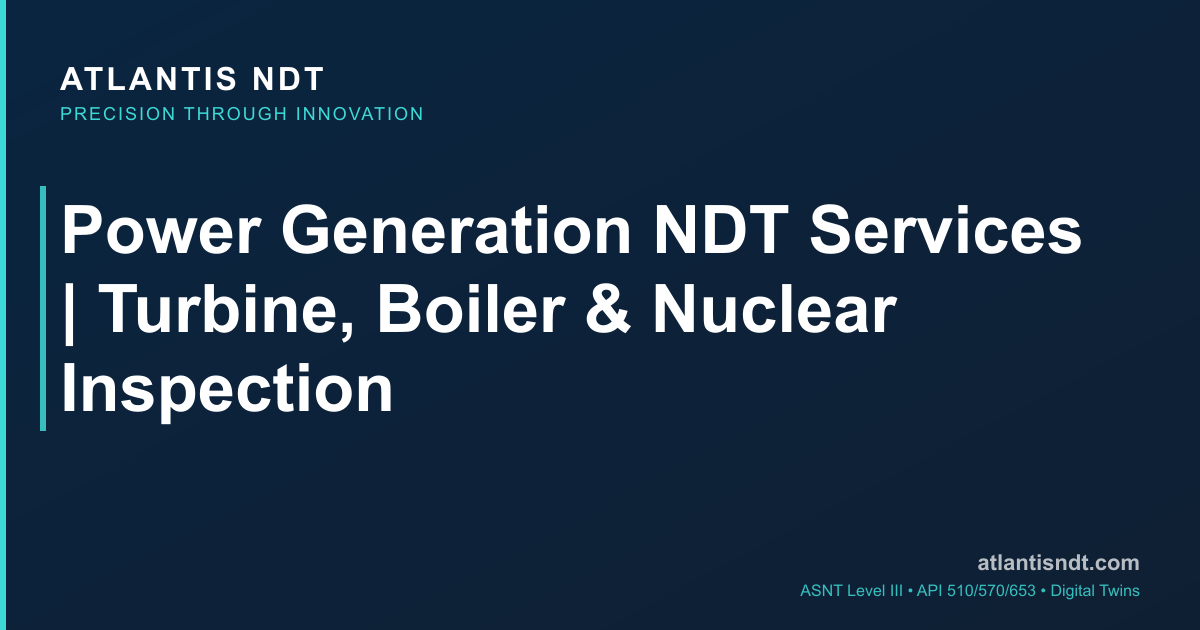 Power Generation NDT Services | Turbine, Boiler & Nuclear Inspection ...