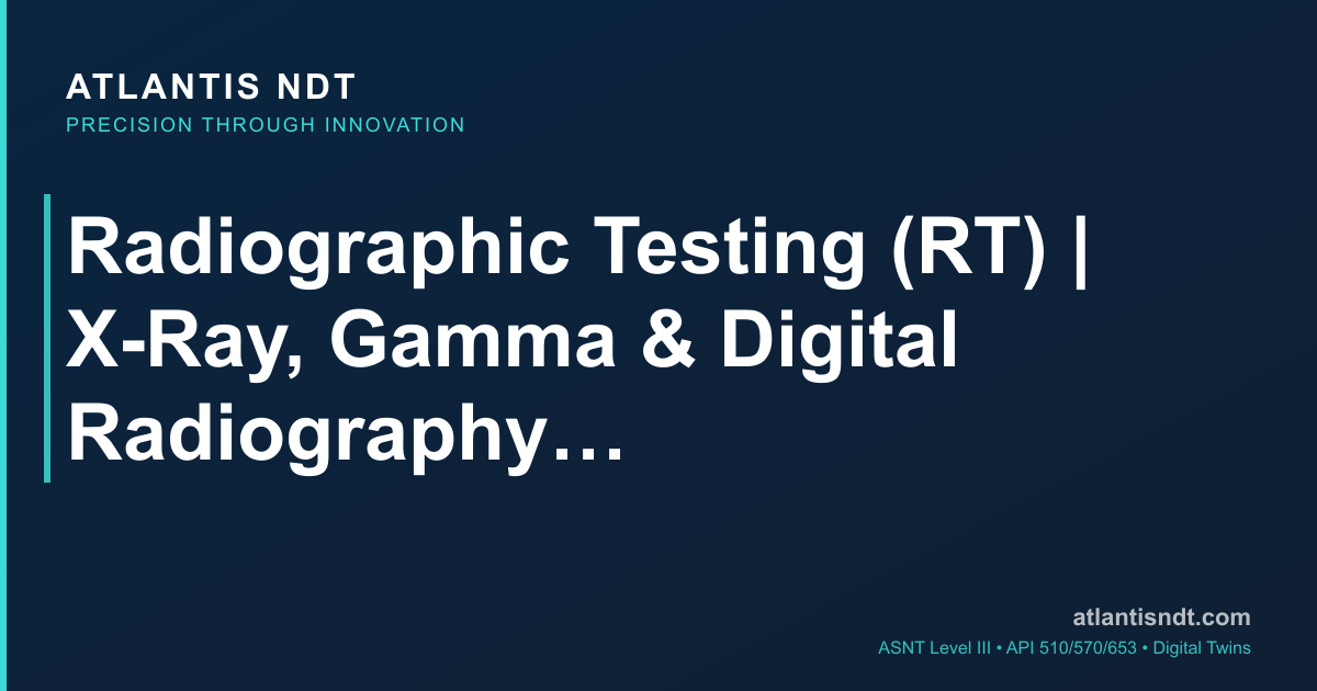 Less Rt Test Radiographic Testing (RT) | X-Ray, Gamma & Digital Radiography | ASME V ...
